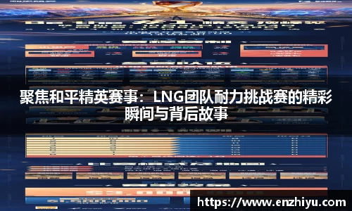 聚焦和平精英赛事：LNG团队耐力挑战赛的精彩瞬间与背后故事